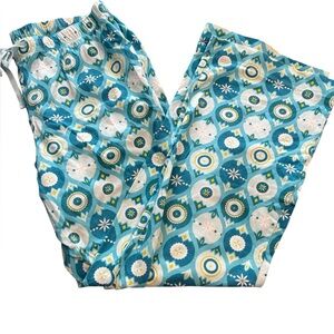🔵🔵Fresh women’s Pajama Bottoms with in Teal and White